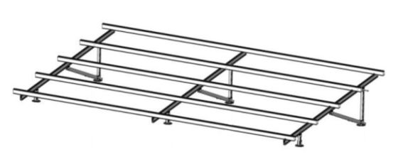 Irradiación solar de la aleación de aluminio de la estructura de la ayuda del panel solar de la altura los 4.5m de poste